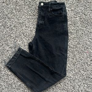 Hollister black ultra high rise mom jeans